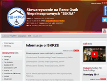 Tablet Screenshot of iskrapoznan.pl